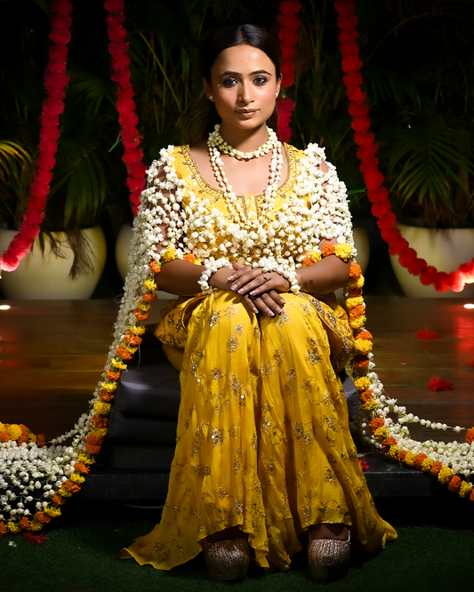 Marigold Suit for Haldi
