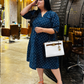 Indigo Cotton Kurti Dress