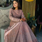 Blush Mirage Embellished Gown