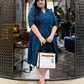 Indigo Cotton Kurti Dress