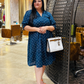 Indigo Cotton Kurti Dress