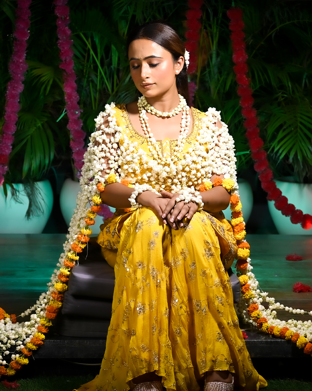 Marigold Suit for Haldi
