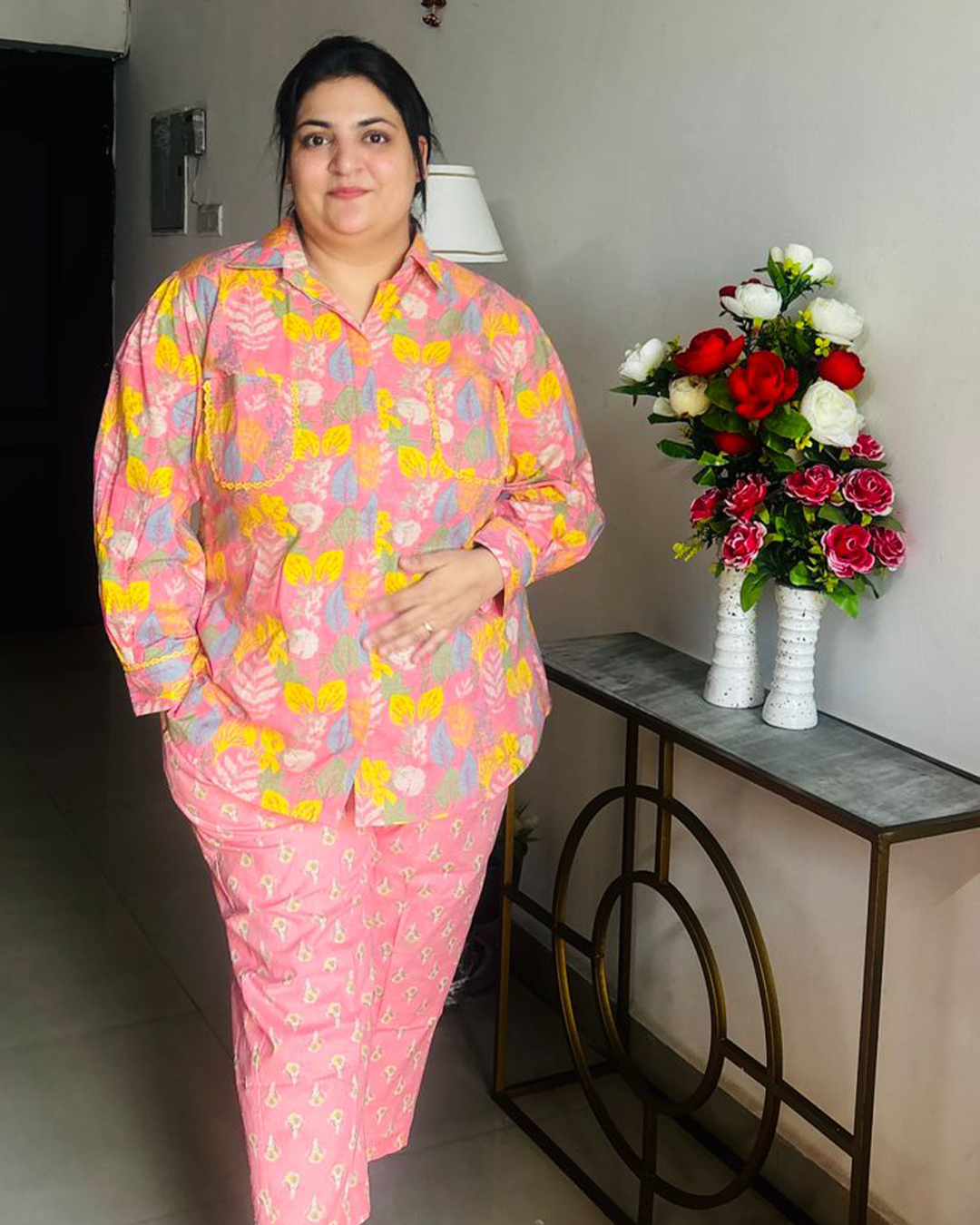 Tropical Bloom Cotton Coord Set