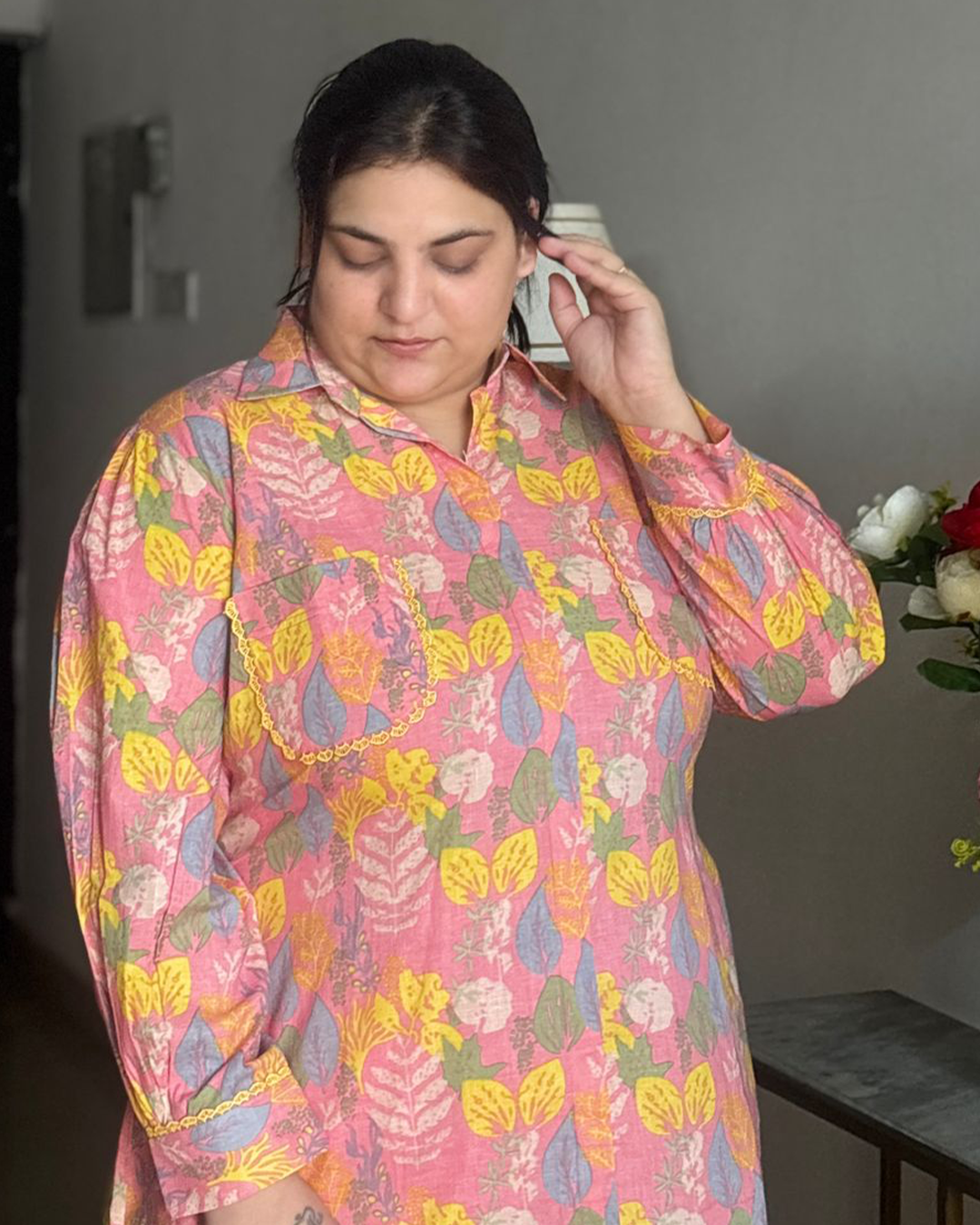 Tropical Bloom Cotton Coord Set